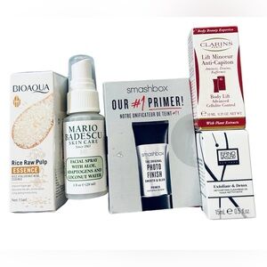 Smashbox Primer Clarins Lift Minxeur Mario Badescu Mini Skincare Bundle 5 Pcs